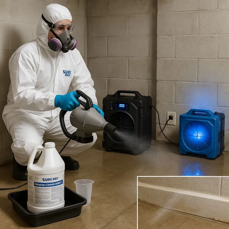 Sanitization and Odor Removal process in Springvale, ME